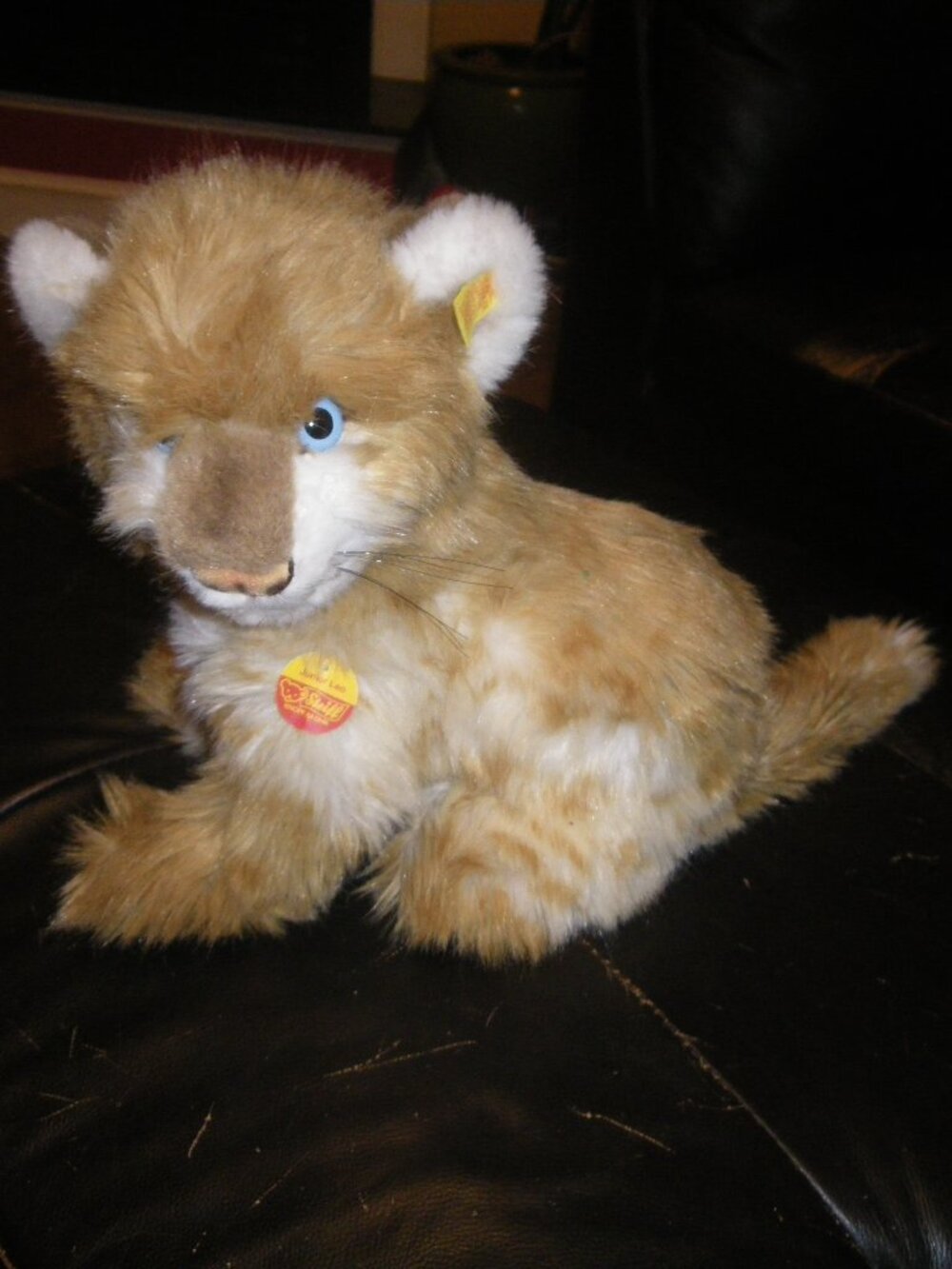 Vintage Steiff Junior Leo Lion Cub Plush Stuffed Animal 2897/30 Germany w/ Tags